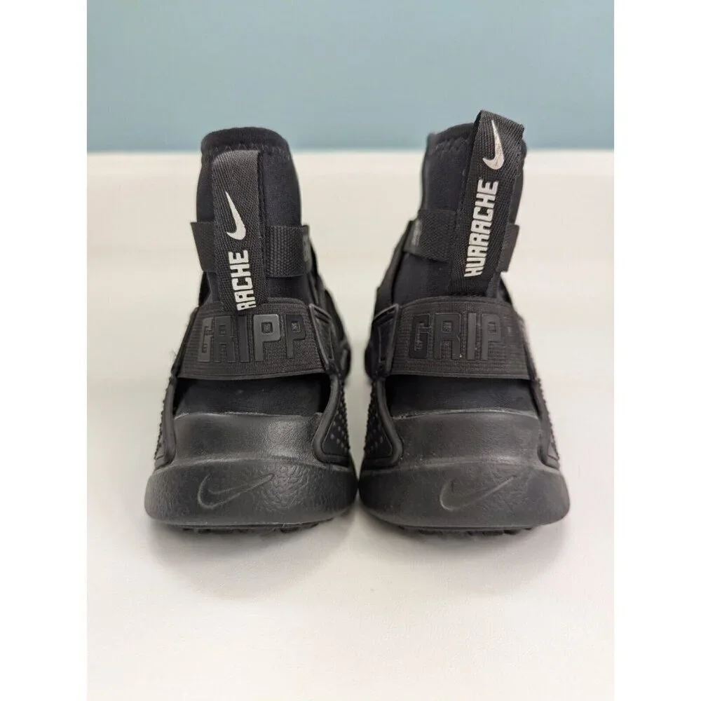 Nike Air Huarache Gripp Triply Black Size 6Youth SOCK LINING AND LACES MISSING